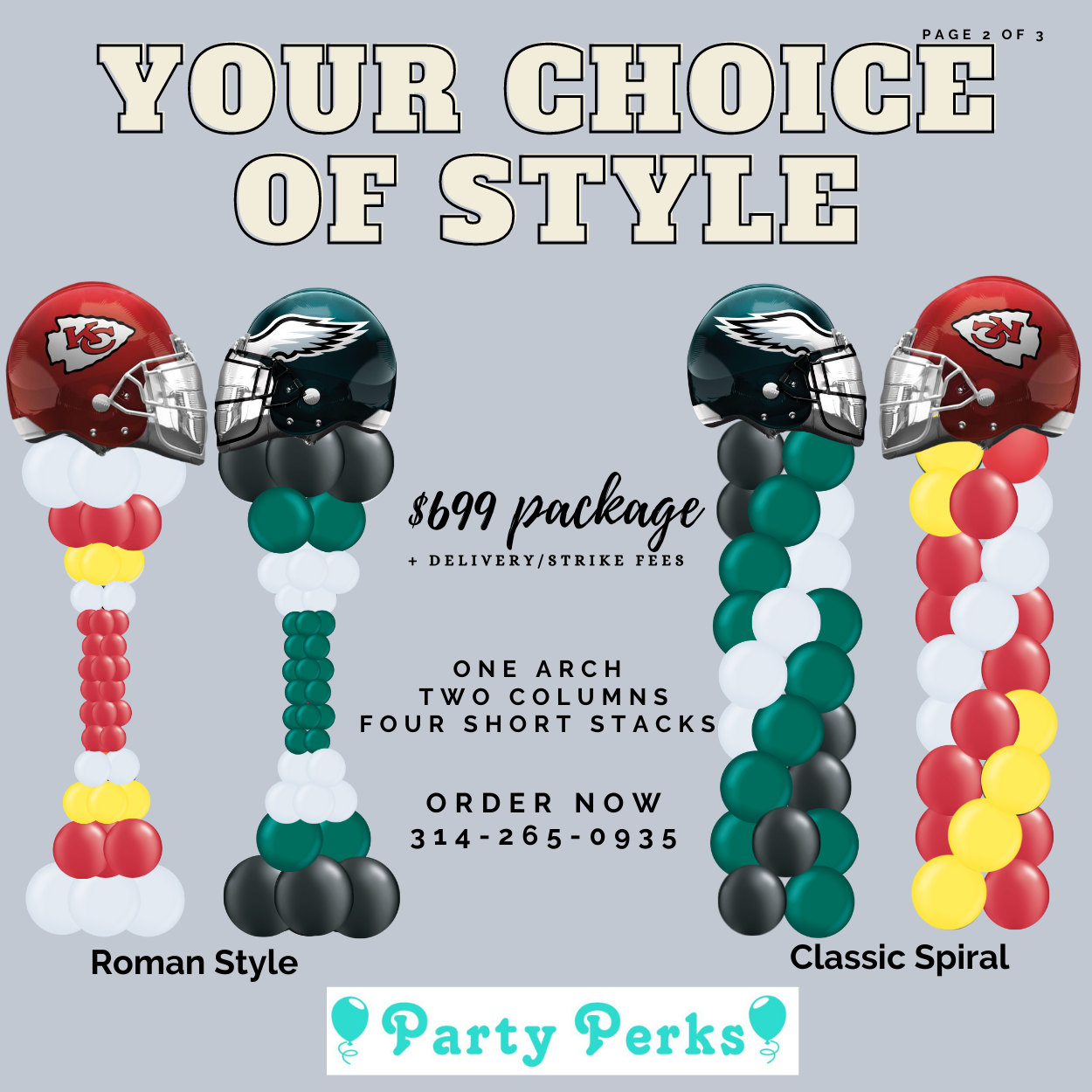 Superbowl 2023 Balloon Decor Package