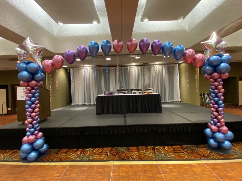 Balloon artist stl, Balloon arch st louis, balloon artist st louis, stl balloon artists, stl balloon decoration, balloon decoration services st louis, balloon decorations stl, balloon decorators st louis, balloon garland, organic balloons, balloon decor st louis, balloon tower, balloon column, balloon number, number balloons, prom decorations, prom balloons, st louis prom, prom stage decorations