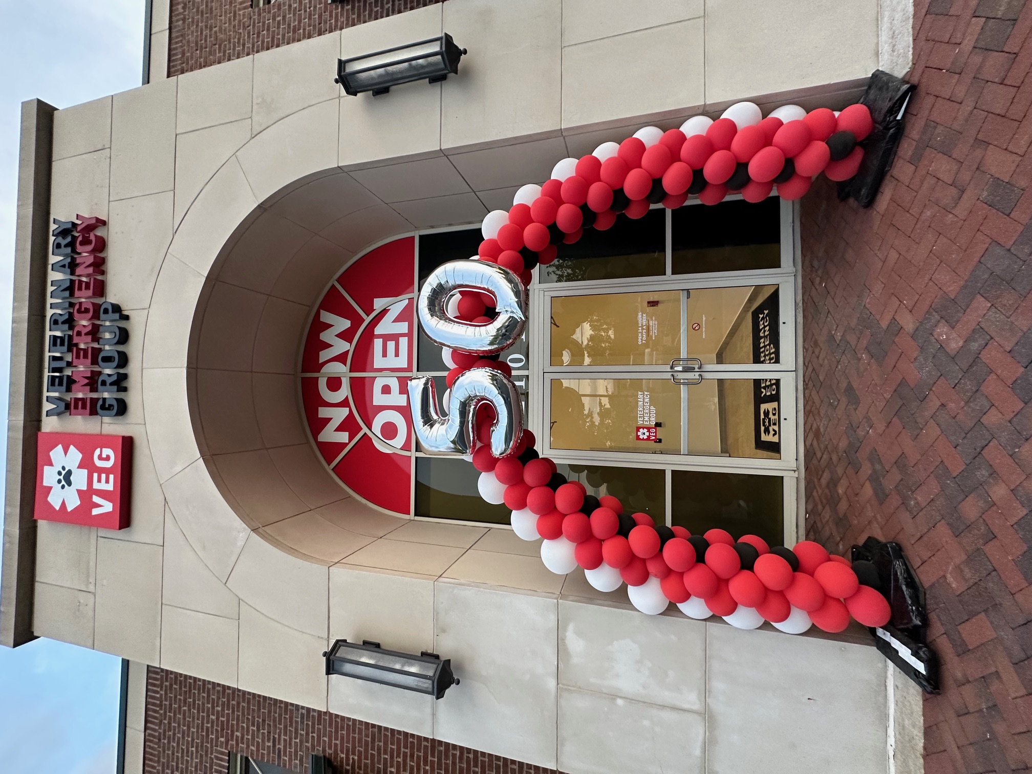 Flat Weave Balloon Arch, Grand Opening Balloons St Louis